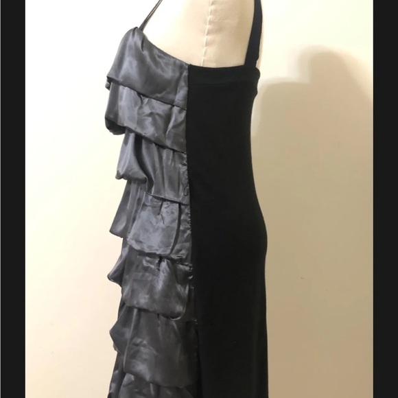 J Crew Black, Silk Knee Length Dress SZ XS - Picture 7 of 8